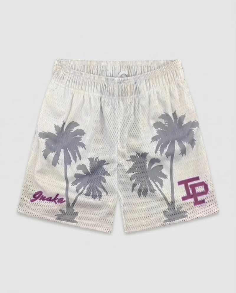 Damen Lounge-Shorts Logomuster Elastikbund Logo-Patch
