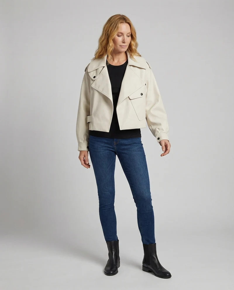 Damen Lederjacke - Schick und Langlebig