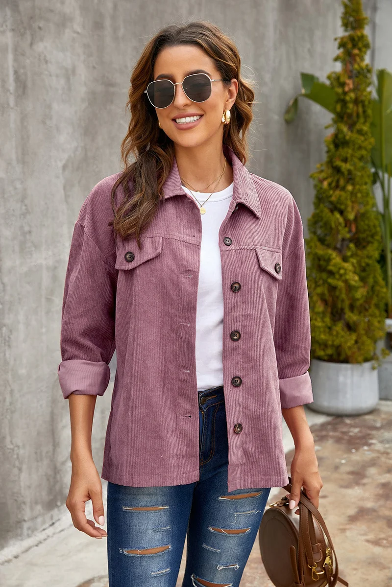 Cordura Langarm Button-Up Shirt Jacke