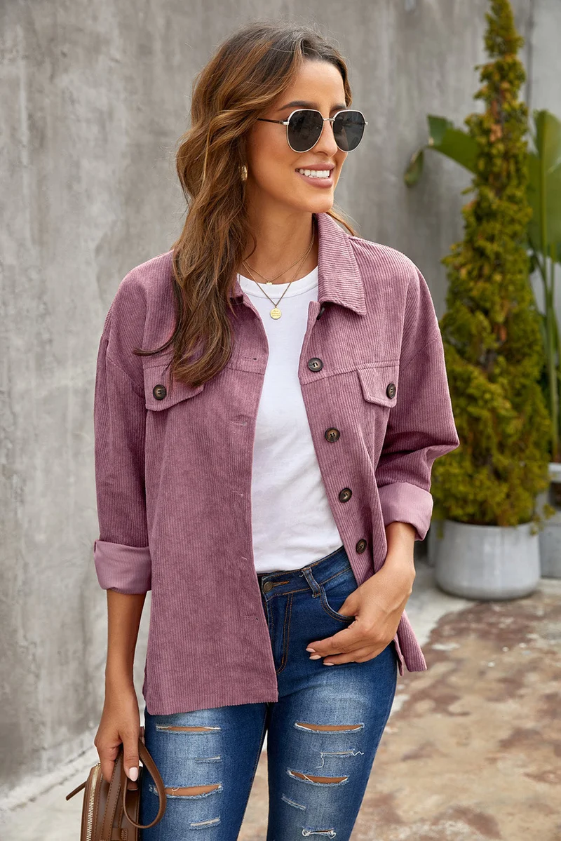 Cordura Langarm Button-Up Shirt Jacke