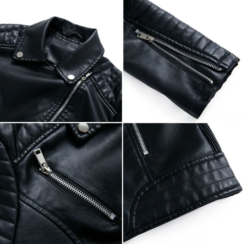 Stylische Lederjacke