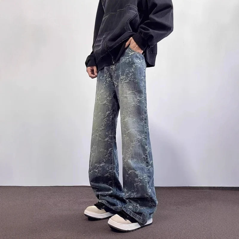 Damen Modische Baggy-Jeans Nord Taschen