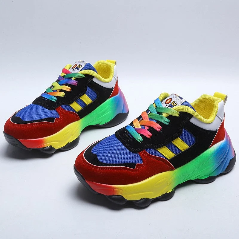 Bunte grobe Sneaker