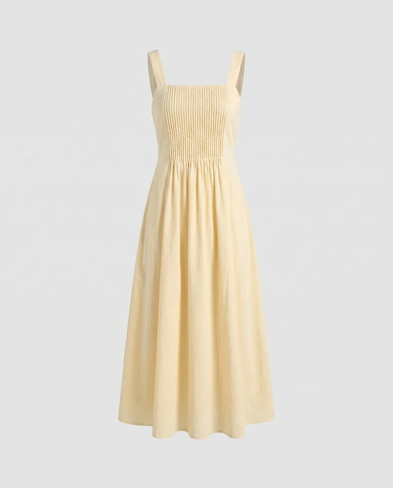 Damen Sommerliches Maxikleid mit atmungsaktivem Schnitt