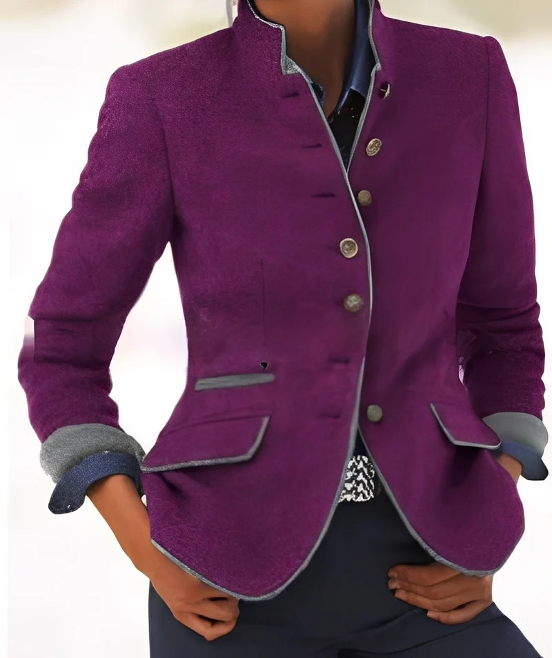 Moderne Damenjacke mit Taschen für den Alltag