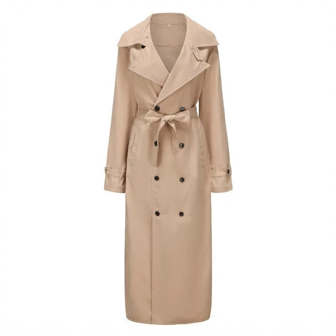 Herren Langer Trenchcoat