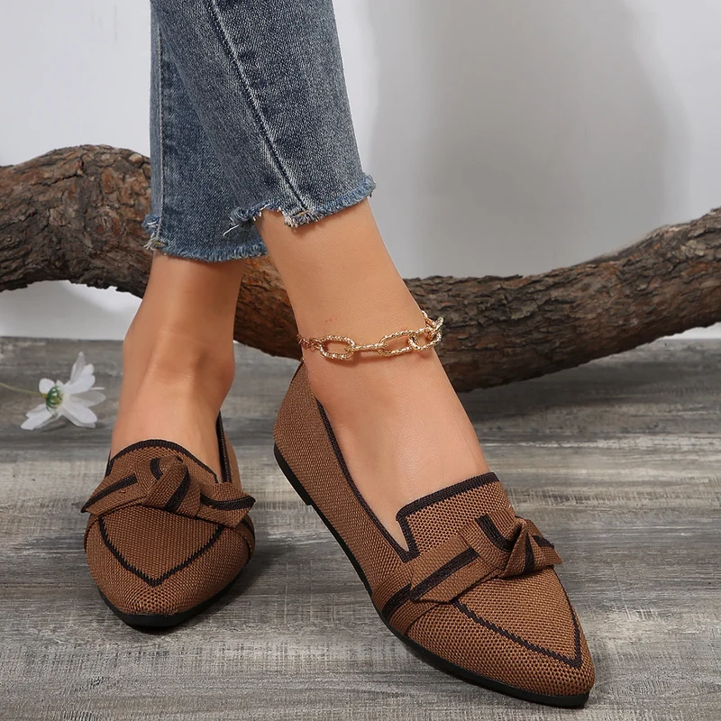 Damen Spangenballerinas mit Knötchen-Details und atmungsaktivem Obermaterial Nord Taschen