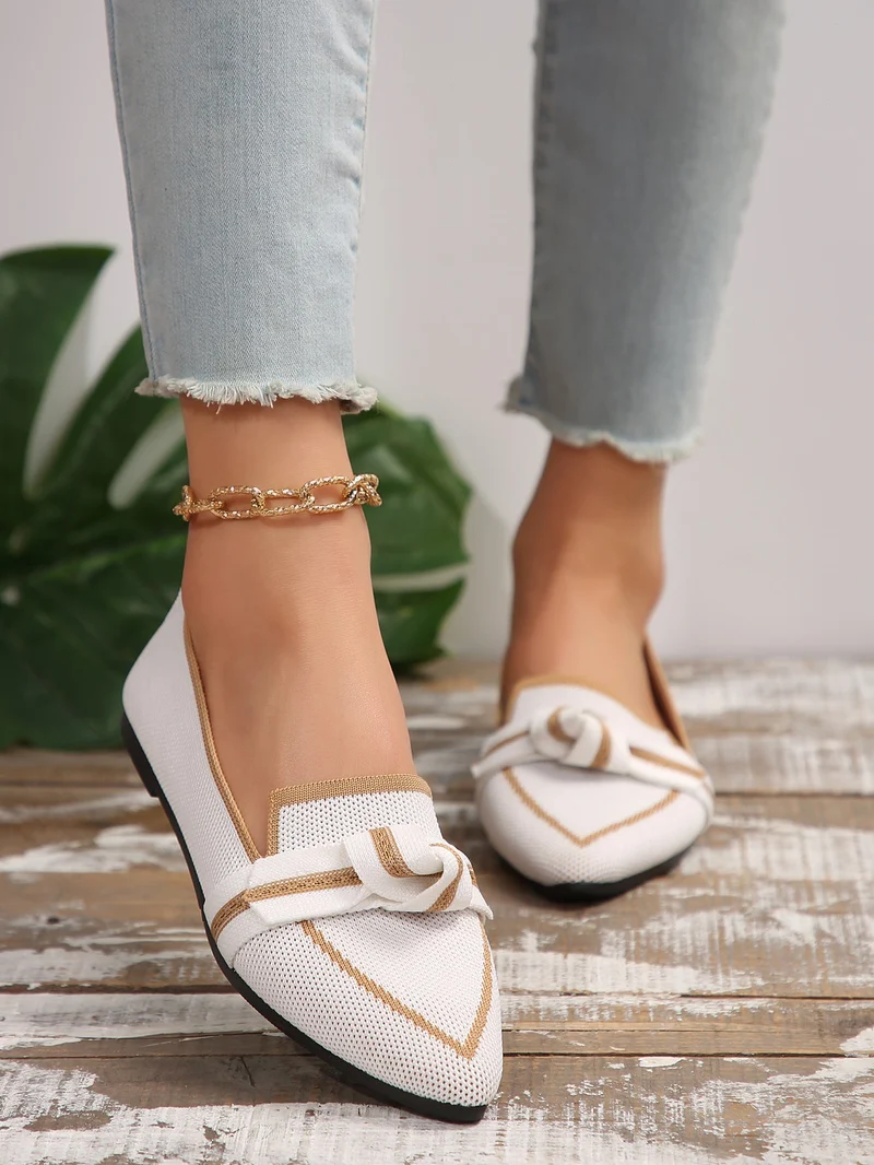 Damen Spangenballerinas mit Knötchen-Details und atmungsaktivem Obermaterial Nord Taschen
