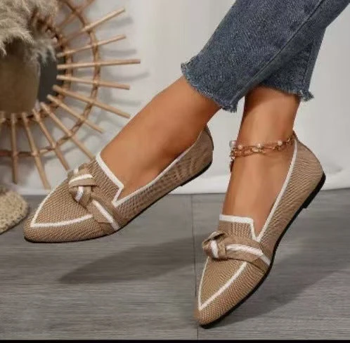 Damen Spangenballerinas mit Knötchen-Details und atmungsaktivem Obermaterial Nord Taschen