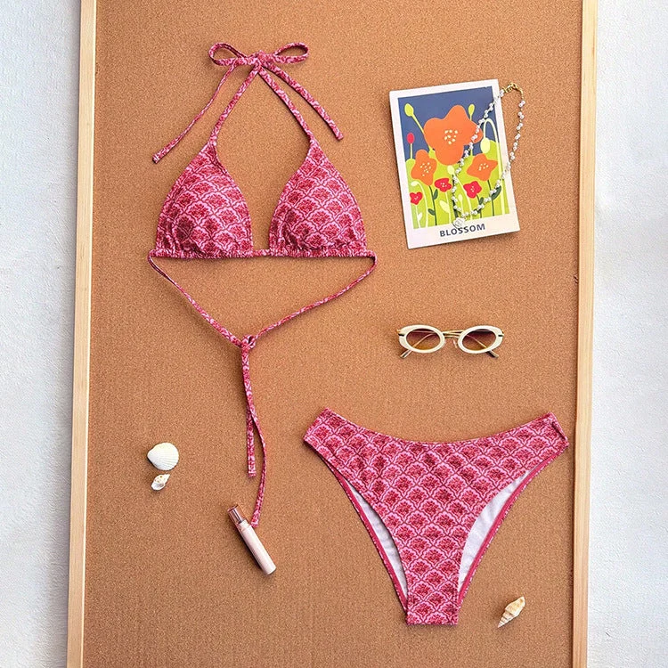 Damen Triangel-Bikini mit klassischen Punkten Nord Taschen