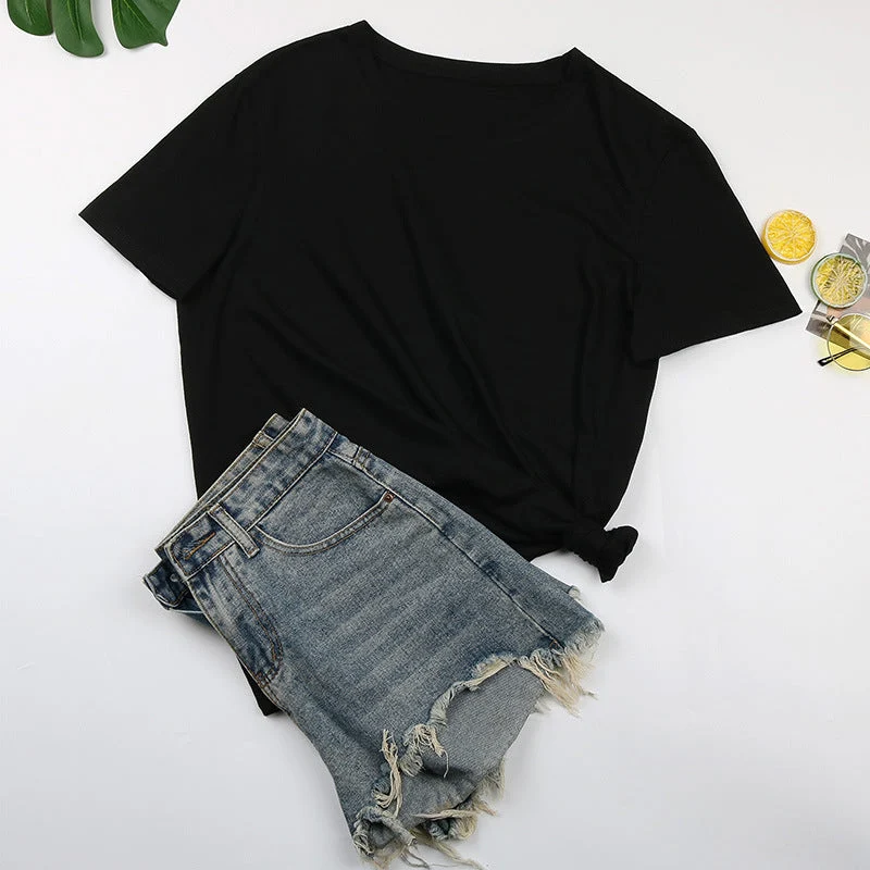 Damen Basic T-Shirt mit Lässigem Schnitt und Hochwertiger Baumwollqualität Nord Taschen