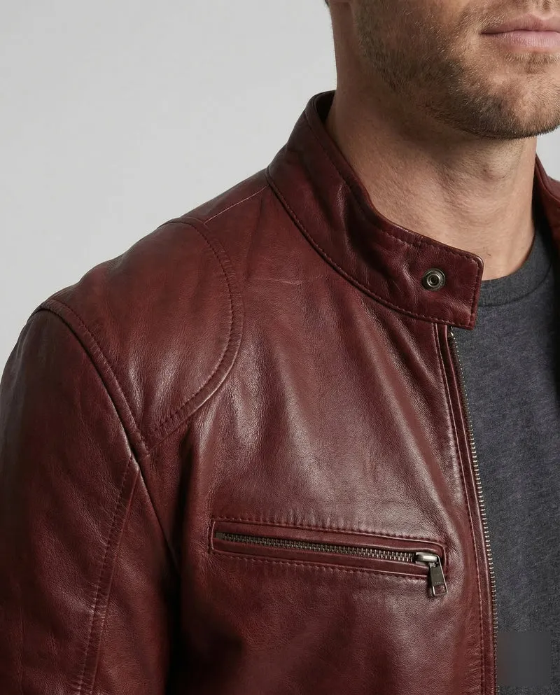 Herren Bikerjacke