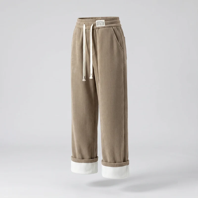 Damen Thermo-Hose mit weichem Innenfutter und verstellbarem Bund