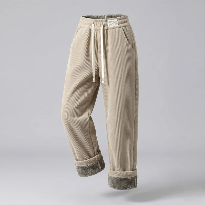 Damen Thermo-Hose mit weichem Innenfutter und verstellbarem Bund