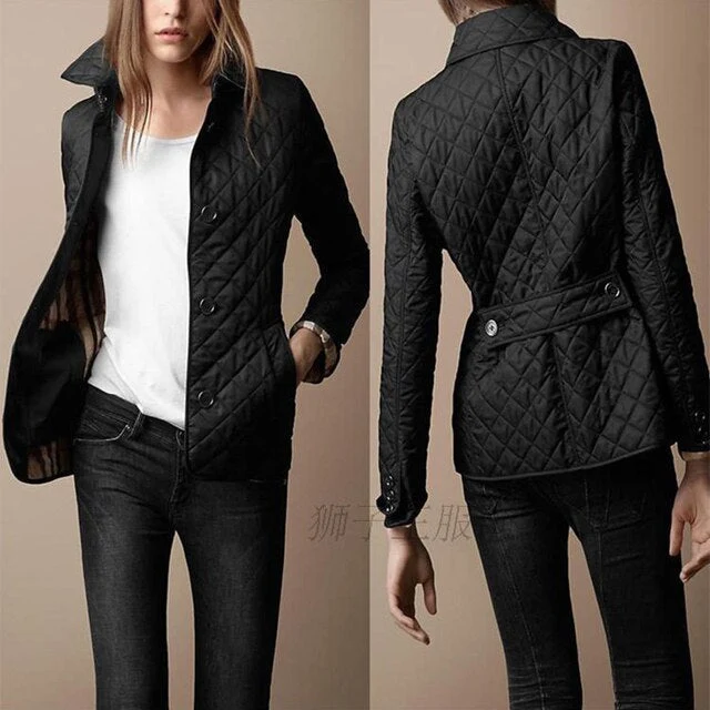 Die Elegante Schlanke Seiden-Baumwoll-Jacke