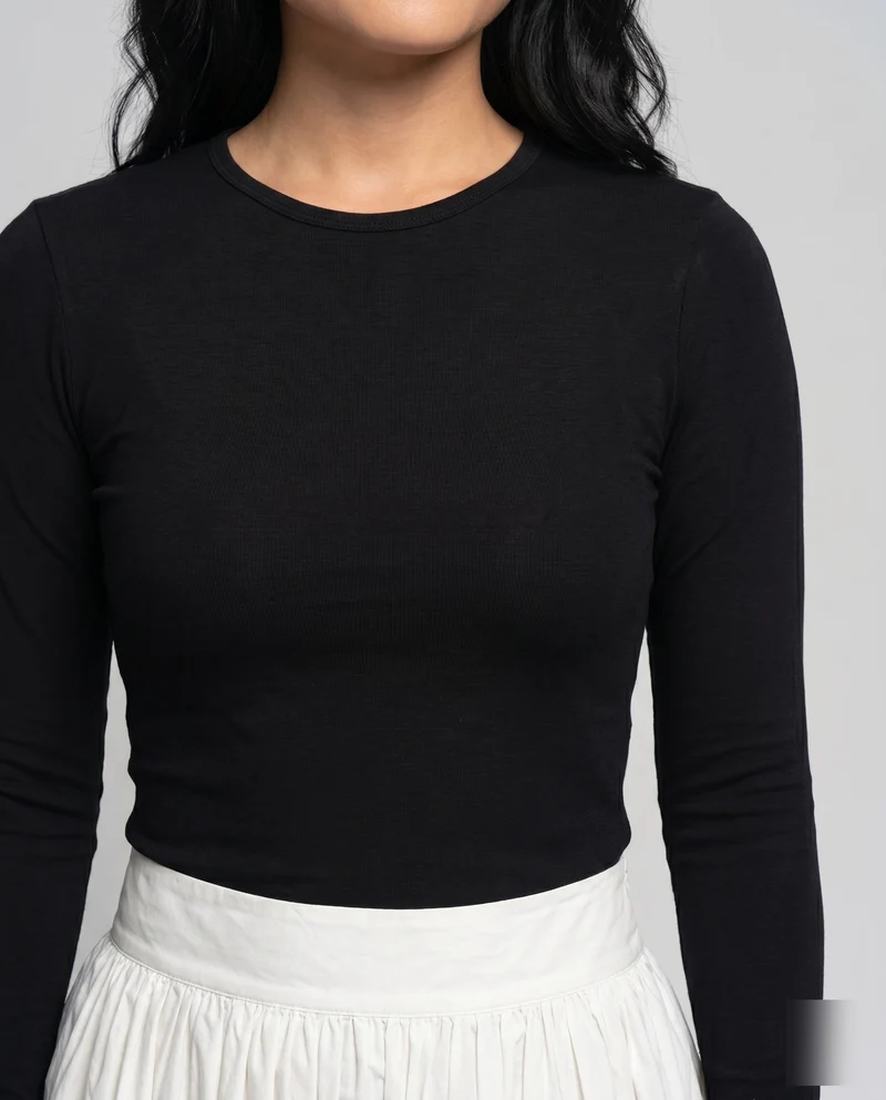 Damen, lässiger Midi-Rock mit hoher Taille und voluminösem Schnitt