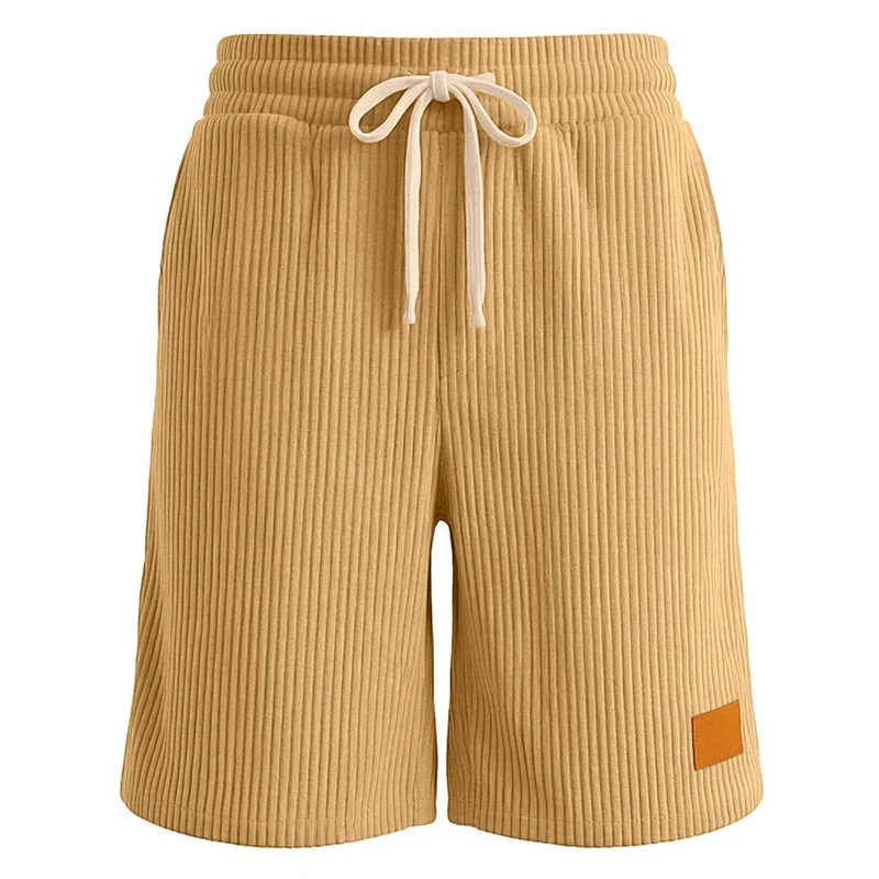 Herren Feincord-Shorts mit elastischem Tunnelzugbund, Kordelzug und tiefen Eingrifftaschen Nord Taschen