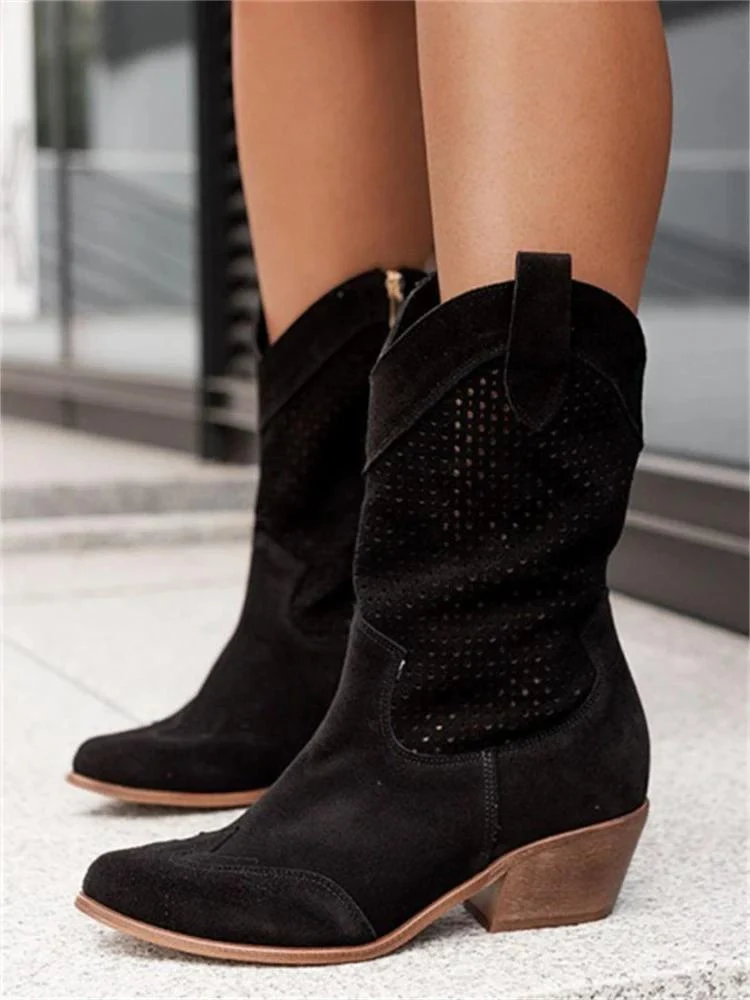 Luftige und Stilvolle Reißverschlussstiefel