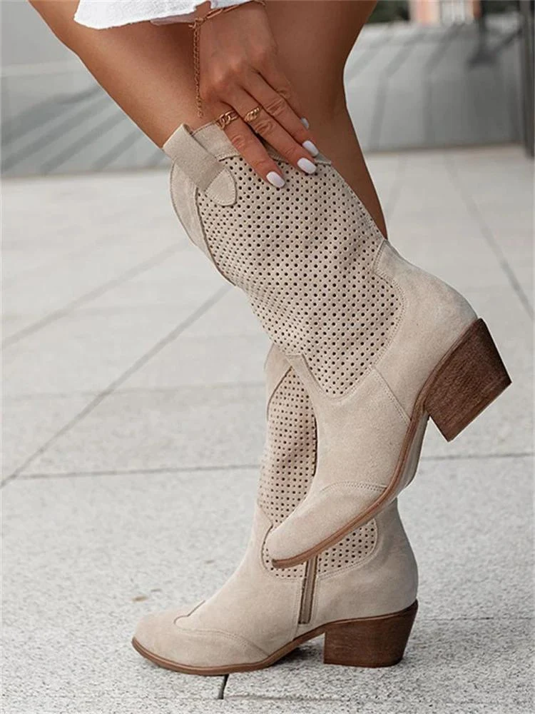 Luftige und Stilvolle Reißverschlussstiefel