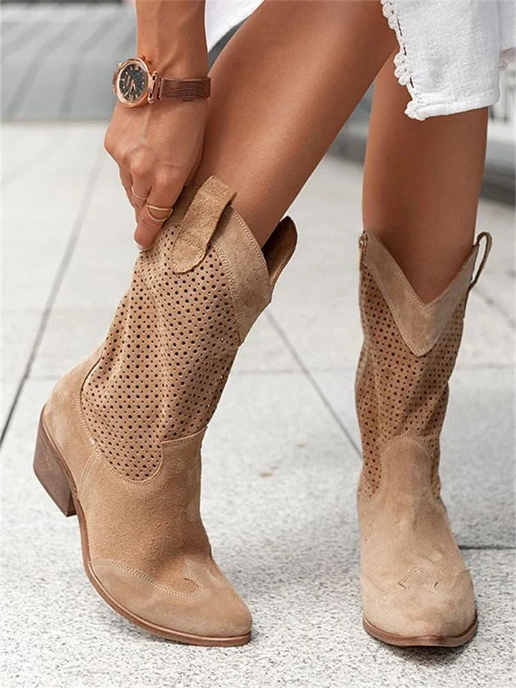 Luftige und Stilvolle Reißverschlussstiefel