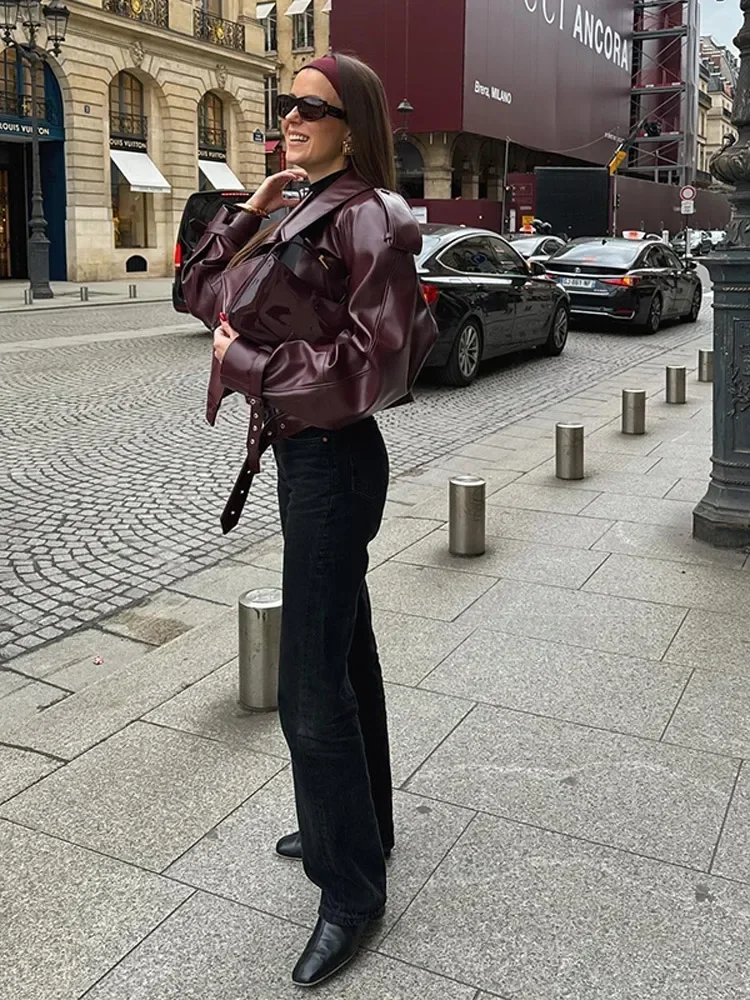 Lederjacke mit Zeitlosem Design