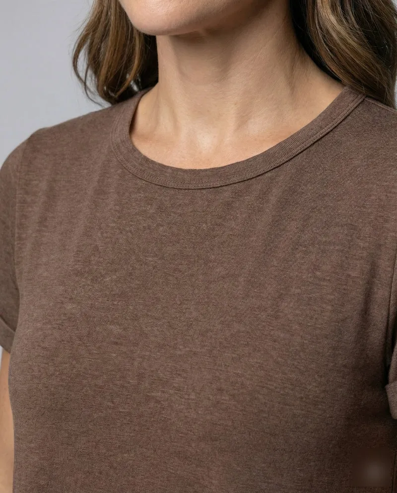 Damen lässiges A-Linien-T-Shirtkleid