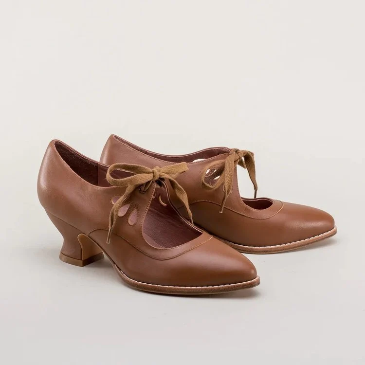 Damen elegante Tanzschuhe mit modischem Schnür-Design