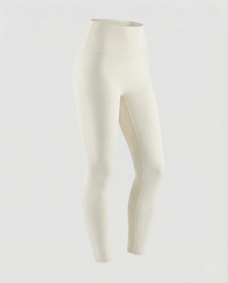 Damen hochgeschnittene Kompressions-Leggings mit Mikrostretch