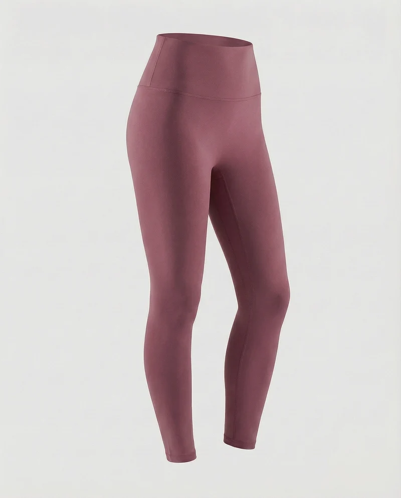 Damen hochgeschnittene Kompressions-Leggings mit Mikrostretch