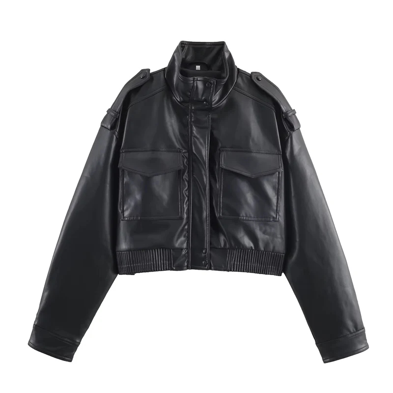 Kunstlederjacke