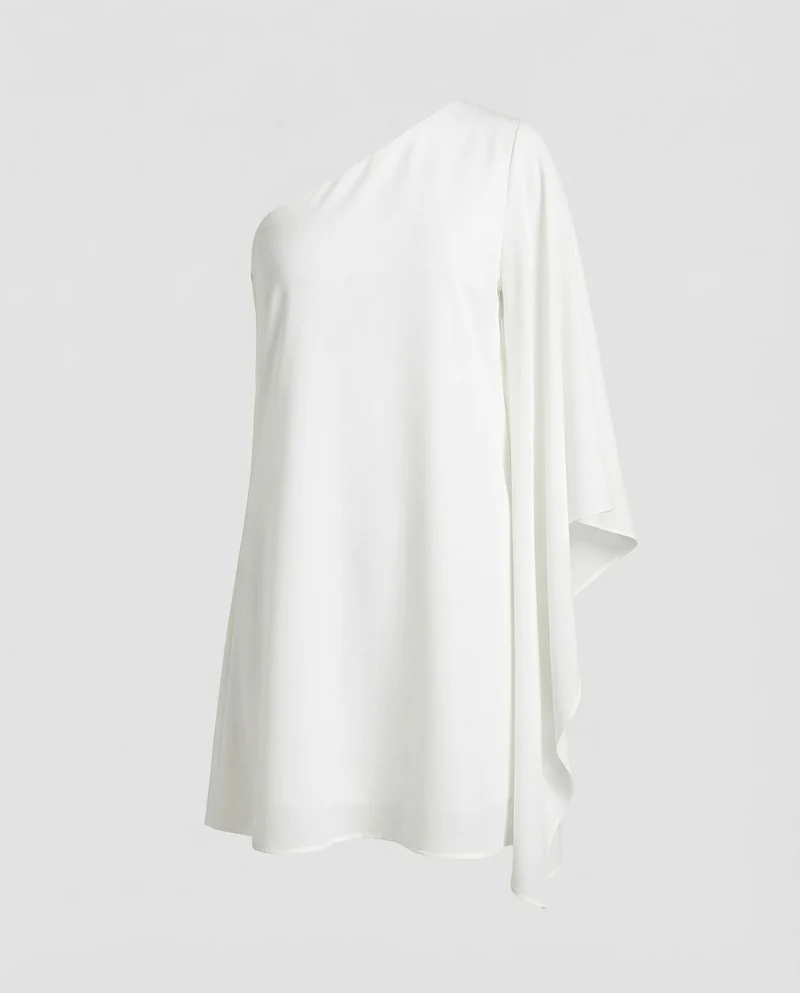 Damen elegantes Ein-Schulter-Minikleid