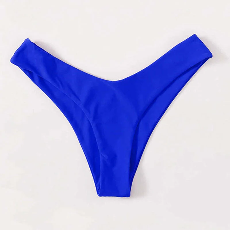 Damen Hochgeschnittene Bikinihose mit hohem Beinausschnitt und komfortablem Schnitt