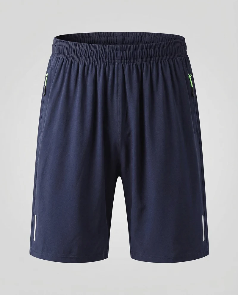 Herren Trainingsshorts Reißverschluss