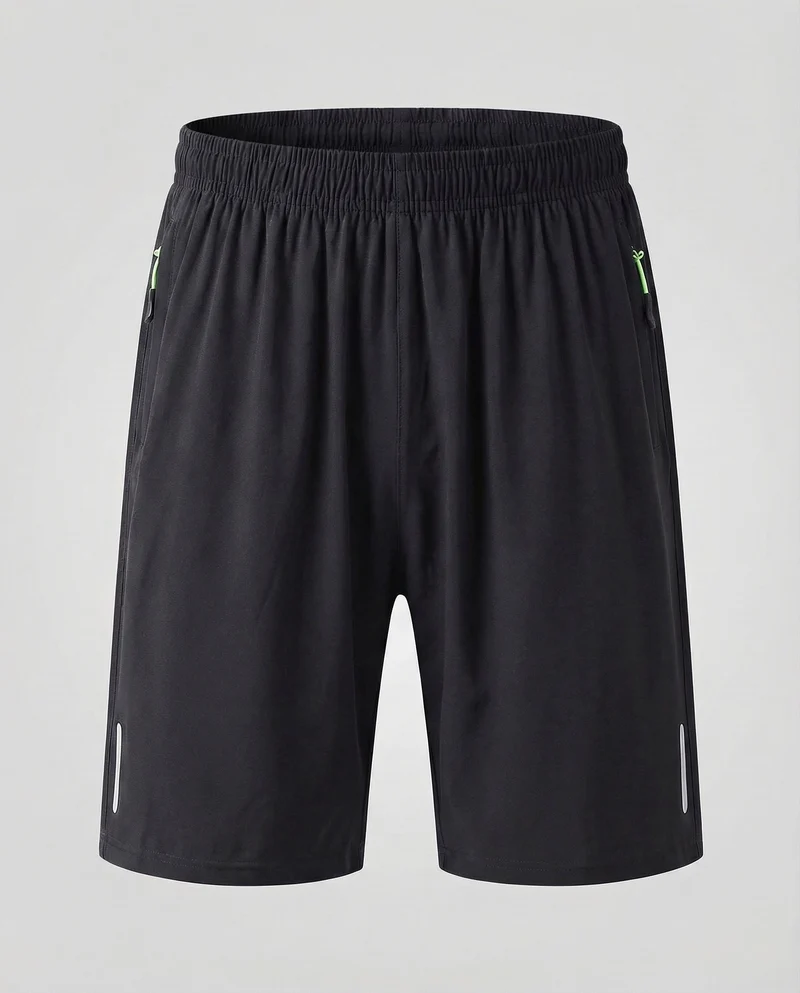 Herren Trainingsshorts Reißverschluss