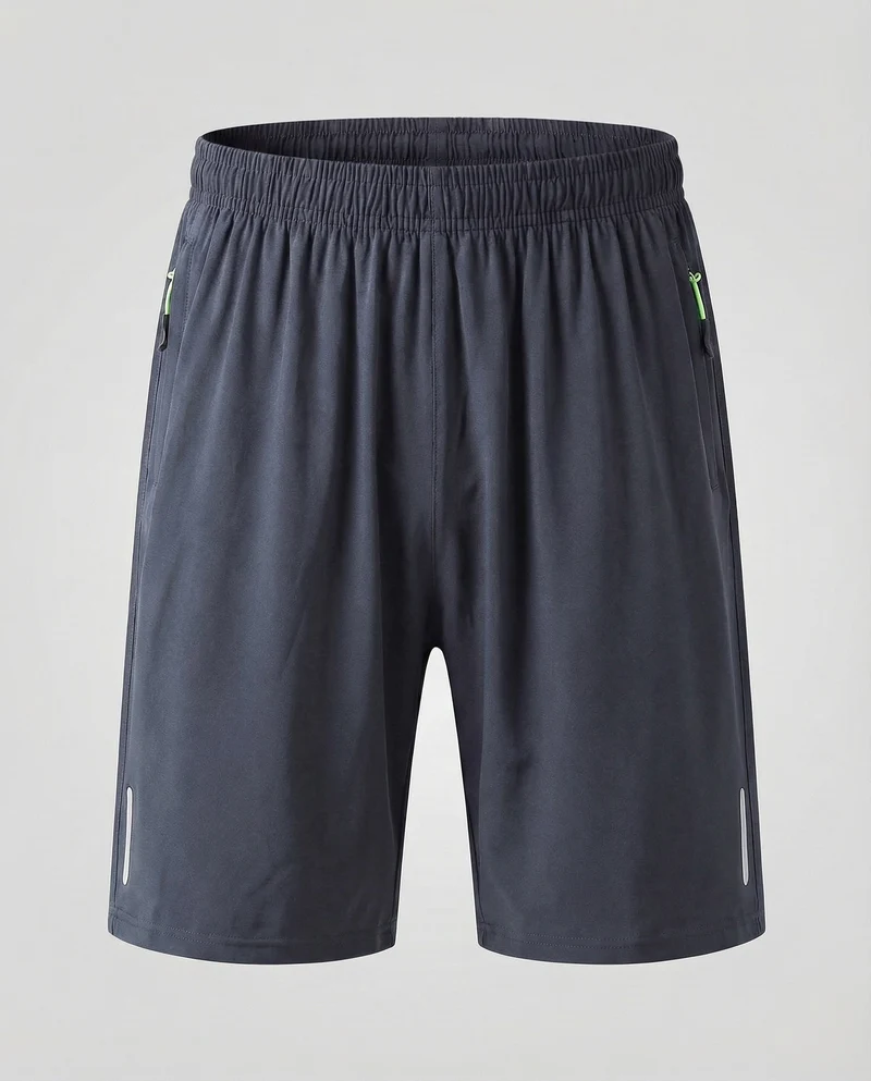 Herren Trainingsshorts Reißverschluss
