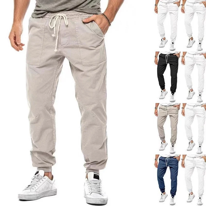 Herren Cargo-Jogginghose mit elastischem Bund und praktischen Taschen