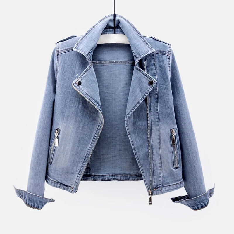 Motorrad Jeansjacke Damen