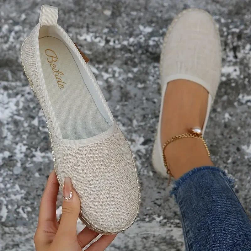 Benedita | Espadrilles, flache, leichte Schuhe aus Segeltuch