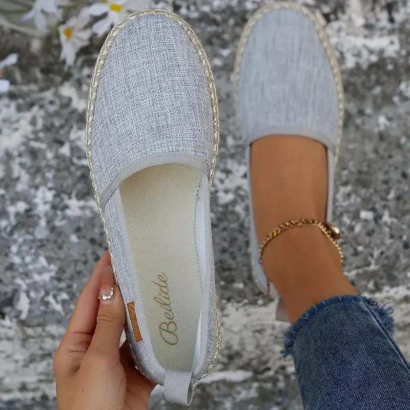 Benedita | Espadrilles, flache, leichte Schuhe aus Segeltuch